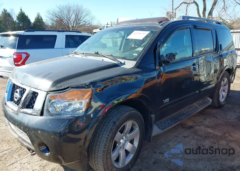 2008 Nissan Armada Le from USA, damaged, VIN 5N1AA08C38N622473